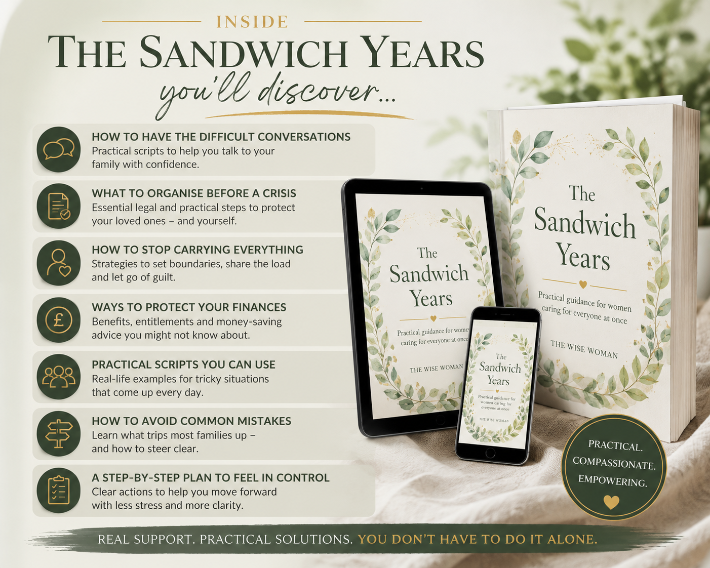 The Sandwich Years – A Practical Guide for Women Caring for Children and Ageing Parents