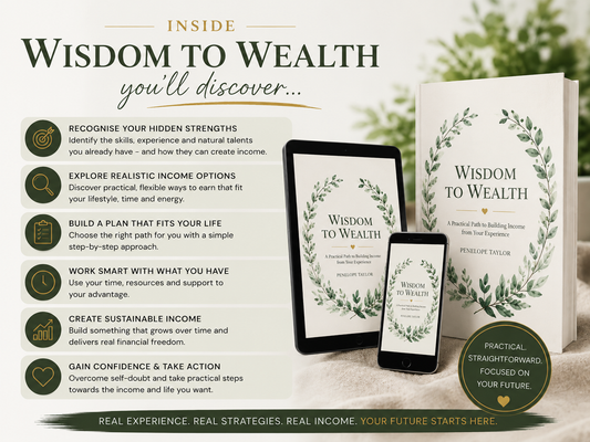 Wisdom to Wealth - A Practical Guide to Building Income After 40